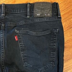 Levi's Men's Dark Blue 502 Jeans. Size 38x32. Perfect condition